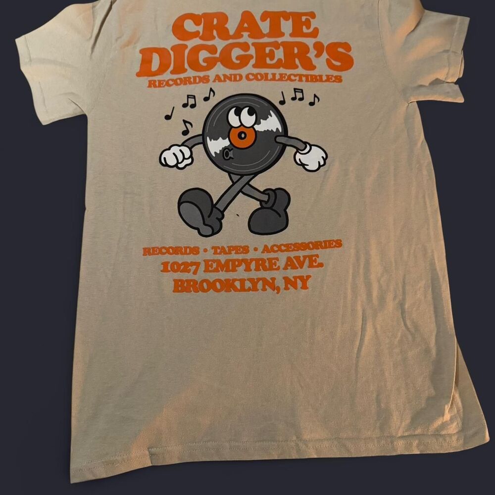 Empyre Men's Tan and Cream T-shirt